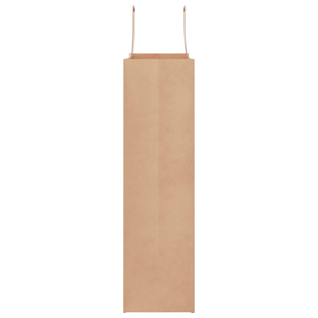 Papiertragetaschen 250 Stk. mit Henkeln Braun 32x12x42 cm