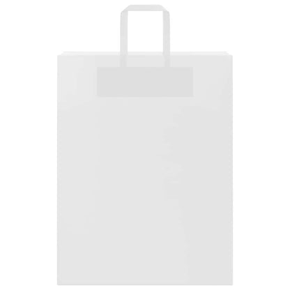 Papiertragetaschen 250 Stk. mit Henkeln Weiß 32x12x42 cm