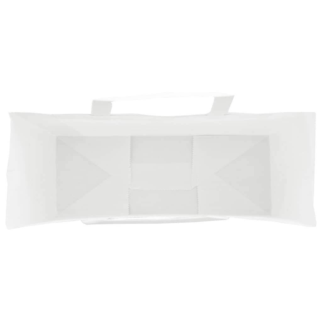 Papiertragetaschen 250 Stk. mit Henkeln Weiß 32x12x42 cm