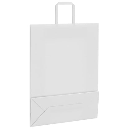 Papiertragetaschen 250 Stk. mit Henkeln Weiß 32x12x42 cm