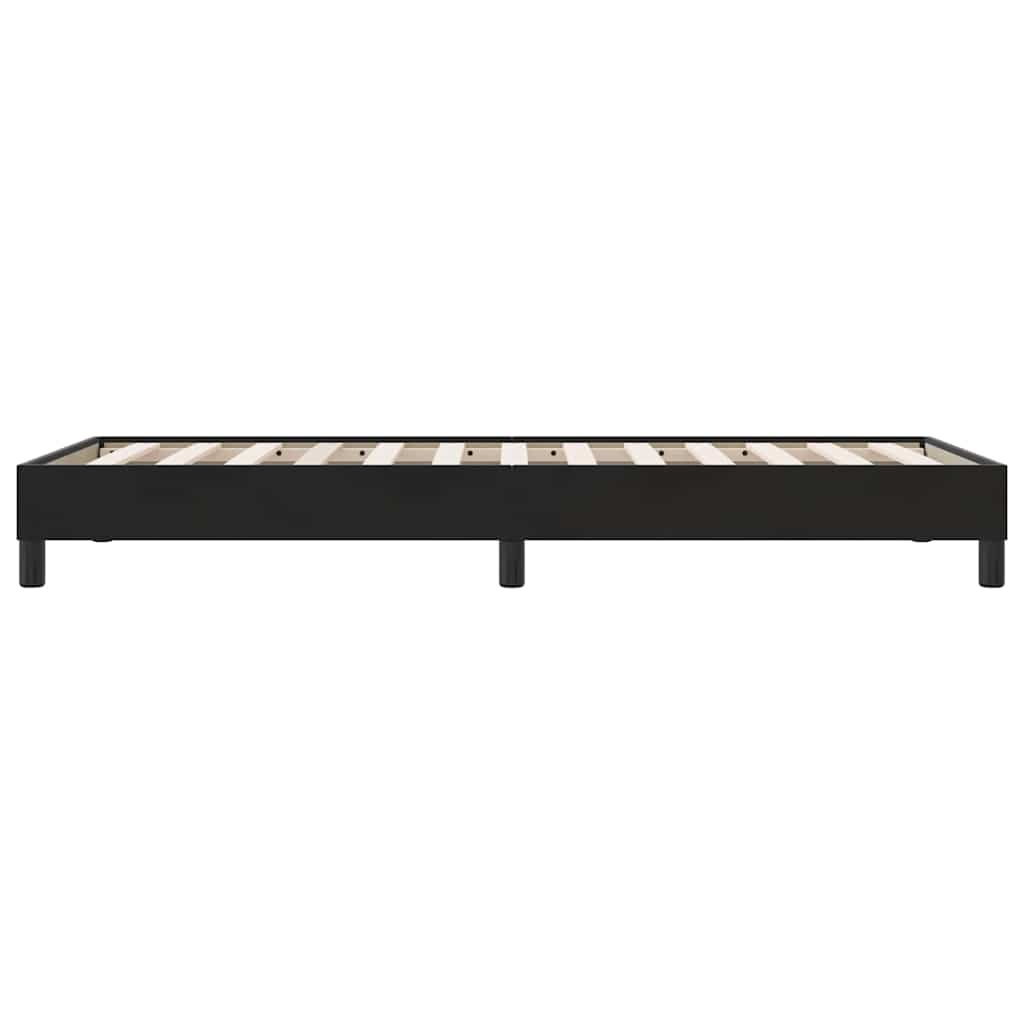 Boxspringbett ohne Matratze Schwarz 80x210 cm Samt