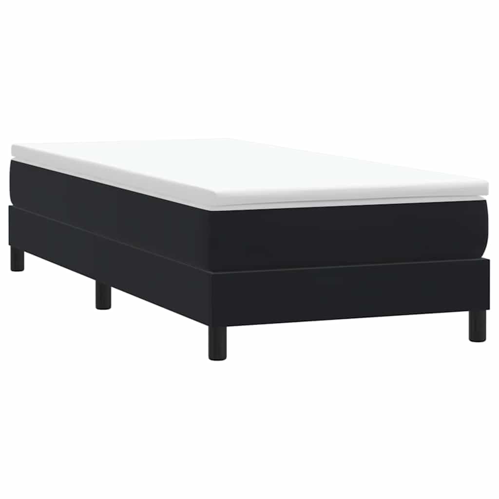 Boxspringbett ohne Matratze Schwarz 90x210 cm Samt