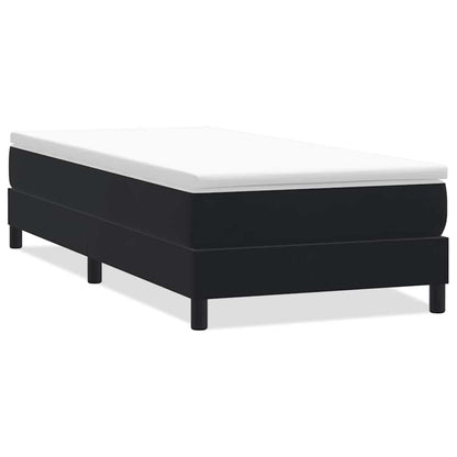 Boxspringbett ohne Matratze Schwarz 100x210 cm Samt