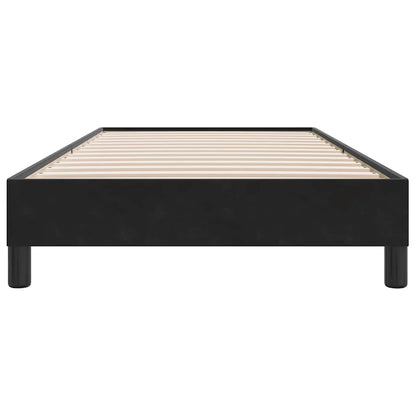 Boxspringbett ohne Matratze Schwarz 100x210 cm Samt