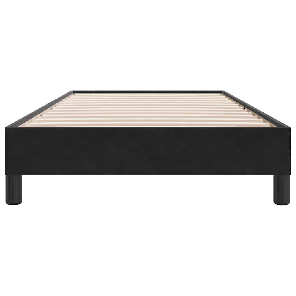 Boxspringbett ohne Matratze Schwarz 100x210 cm Samt