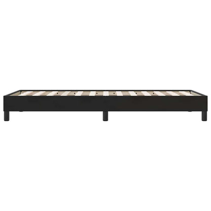 Boxspringbett ohne Matratze Schwarz 100x210 cm Samt