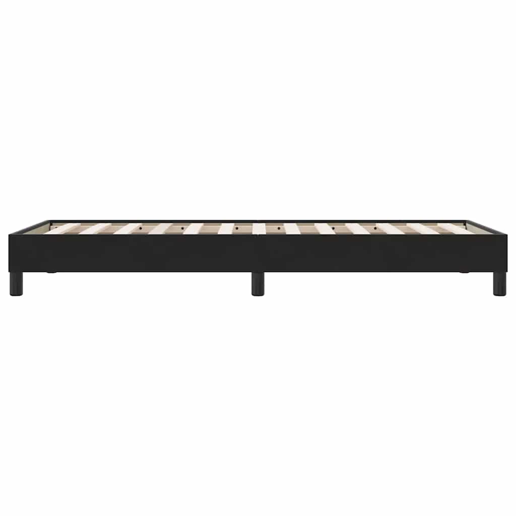 Boxspringbett ohne Matratze Schwarz 100x210 cm Samt