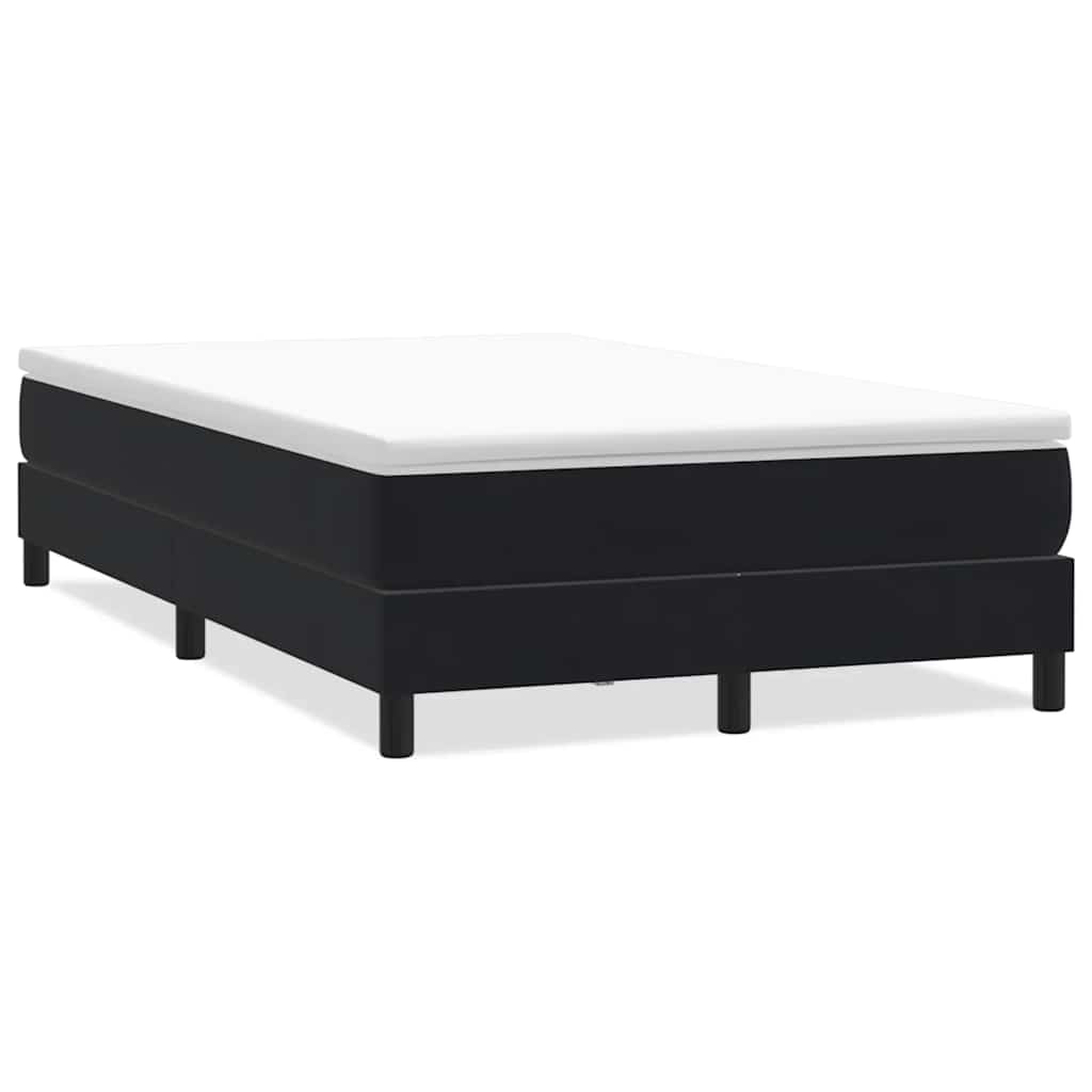 Boxspringbett ohne Matratze Schwarz 120x210 cm Samt