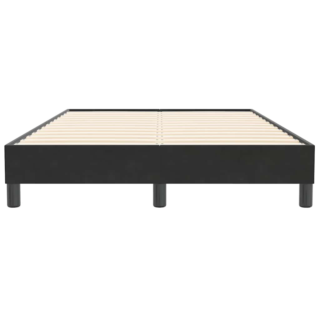 Boxspringbett ohne Matratze Schwarz 120x210 cm Samt