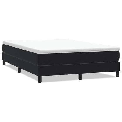 Boxspringbett ohne Matratze Schwarz 140x210 cm Samt