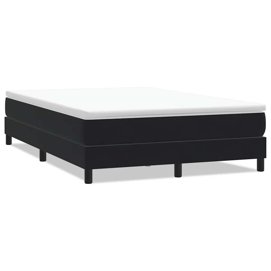 Boxspringbett ohne Matratze Schwarz 160x210 cm Samt