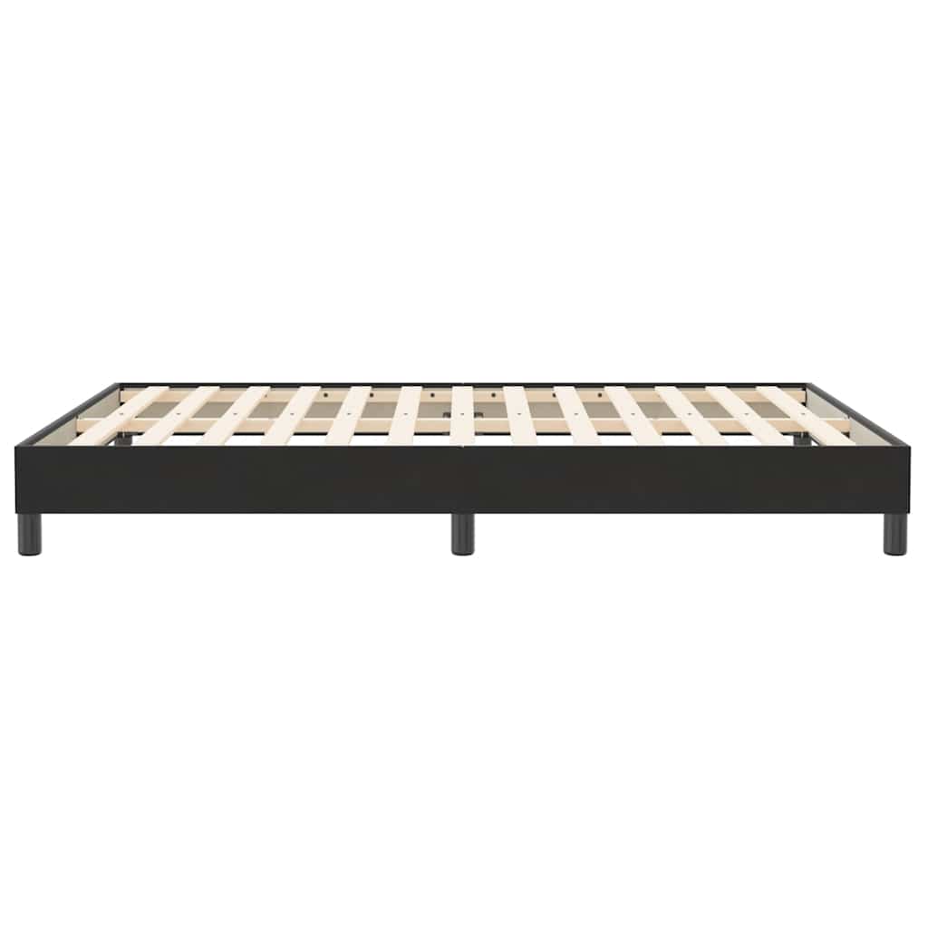 Boxspringbett ohne Matratze Schwarz 160x210 cm Samt