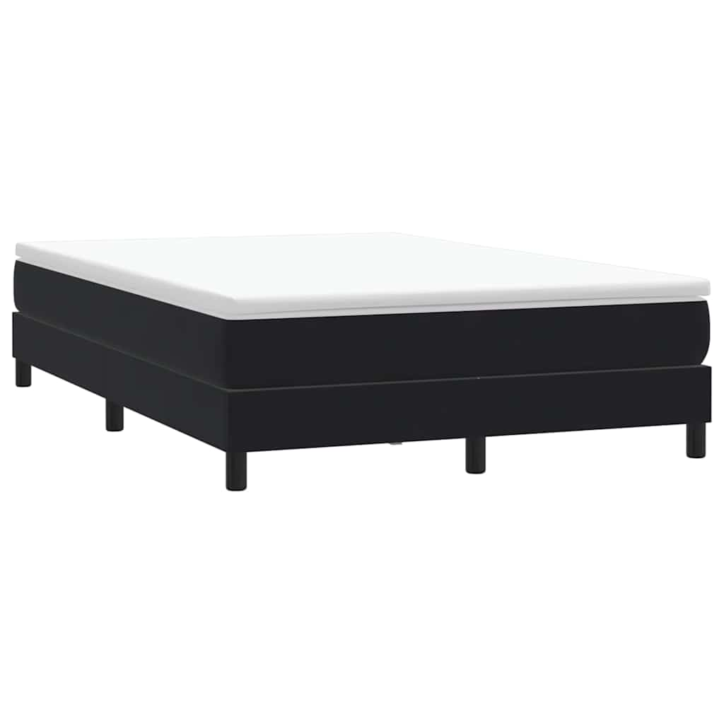 Boxspringbett ohne Matratze Schwarz 160x210 cm Samt