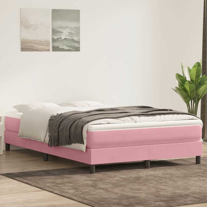 Boxspringbett ohne Matratze Rosa 160x210 cm Samt