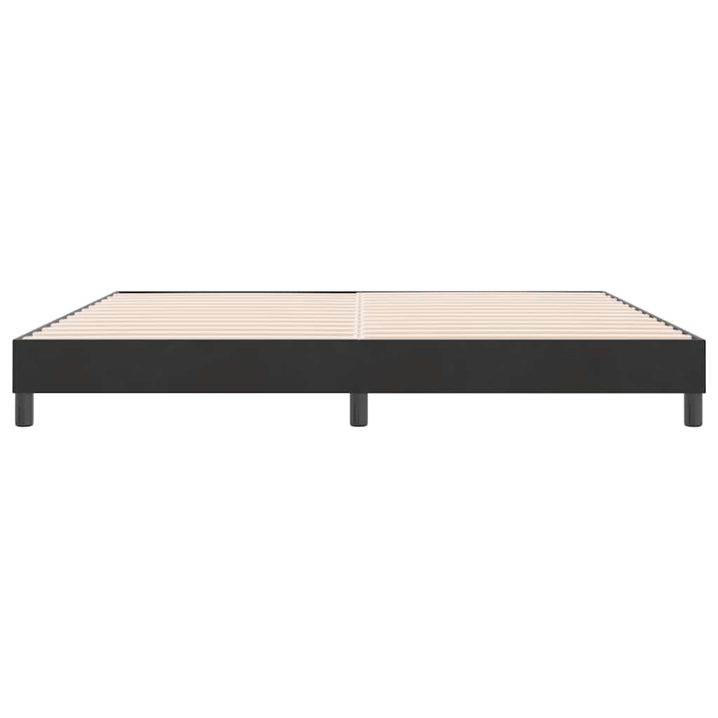 Boxspringbett ohne Matratze Schwarz 180x210 cm Samt