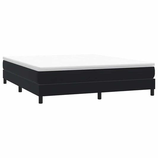 Boxspringbett ohne Matratze Schwarz 180x210 cm Samt