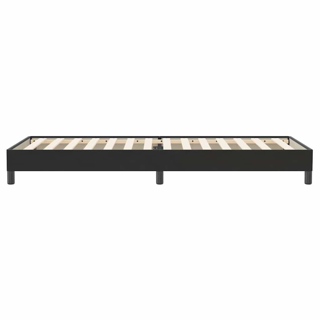 Boxspringbett ohne Matratze Schwarz 100x220 cm Samt