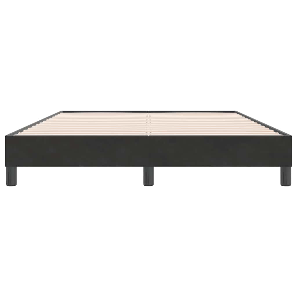 Boxspringbett ohne Matratze Schwarz 140x220 cm Samt