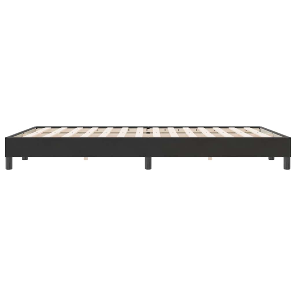 Boxspringbett ohne Matratze Schwarz 140x220 cm Samt