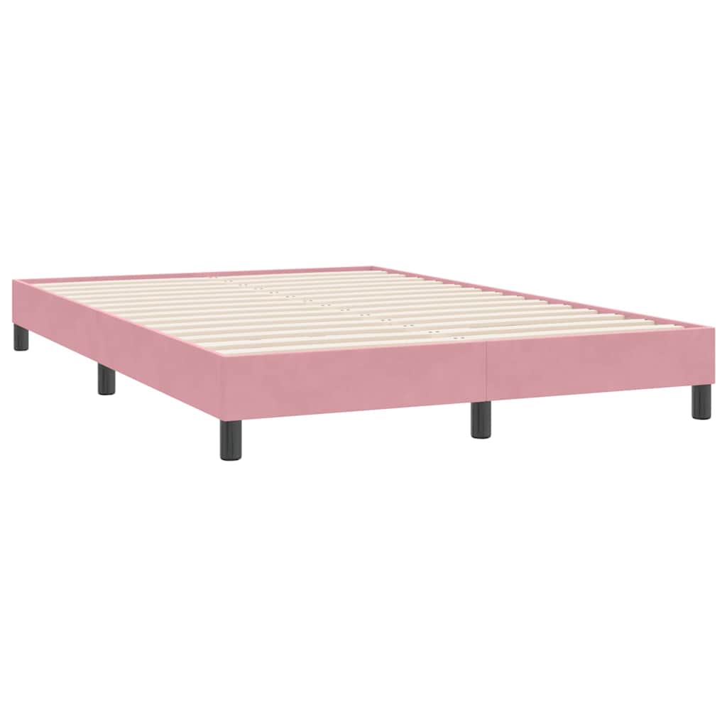 Boxspringbett ohne Matratze Rosa 160x220 cm Samt