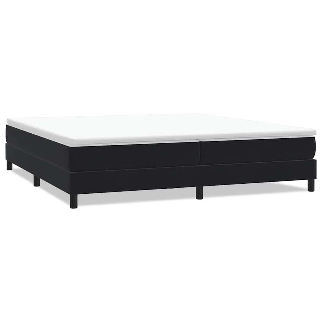 Boxspringbett ohne Matratze Schwarz 200x220 cm Samt