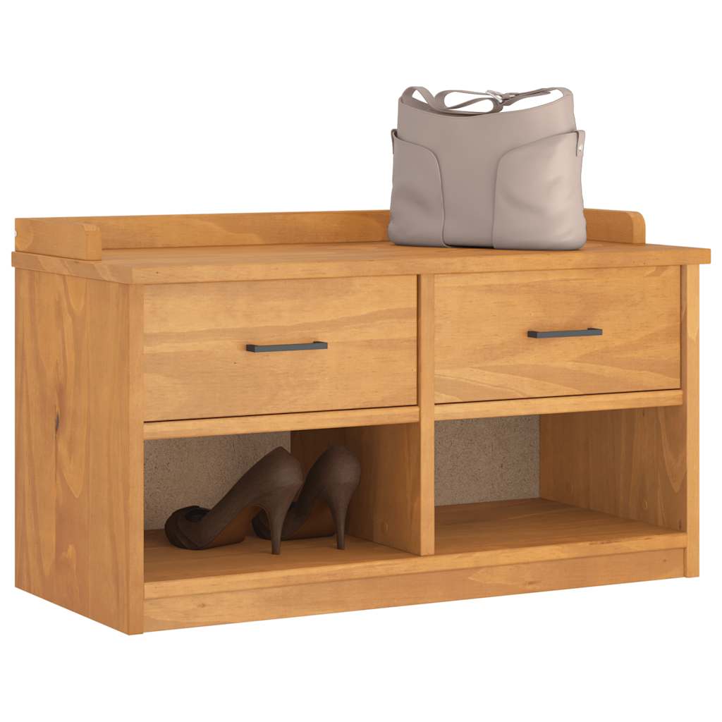 Flurbank SANDNES 87x40x50 cm Massivholz Kiefer