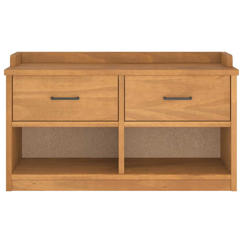 Flurbank SANDNES 87x40x50 cm Massivholz Kiefer