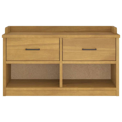 Flurbank SANDNES 87x40x50 cm Massivholz Kiefer