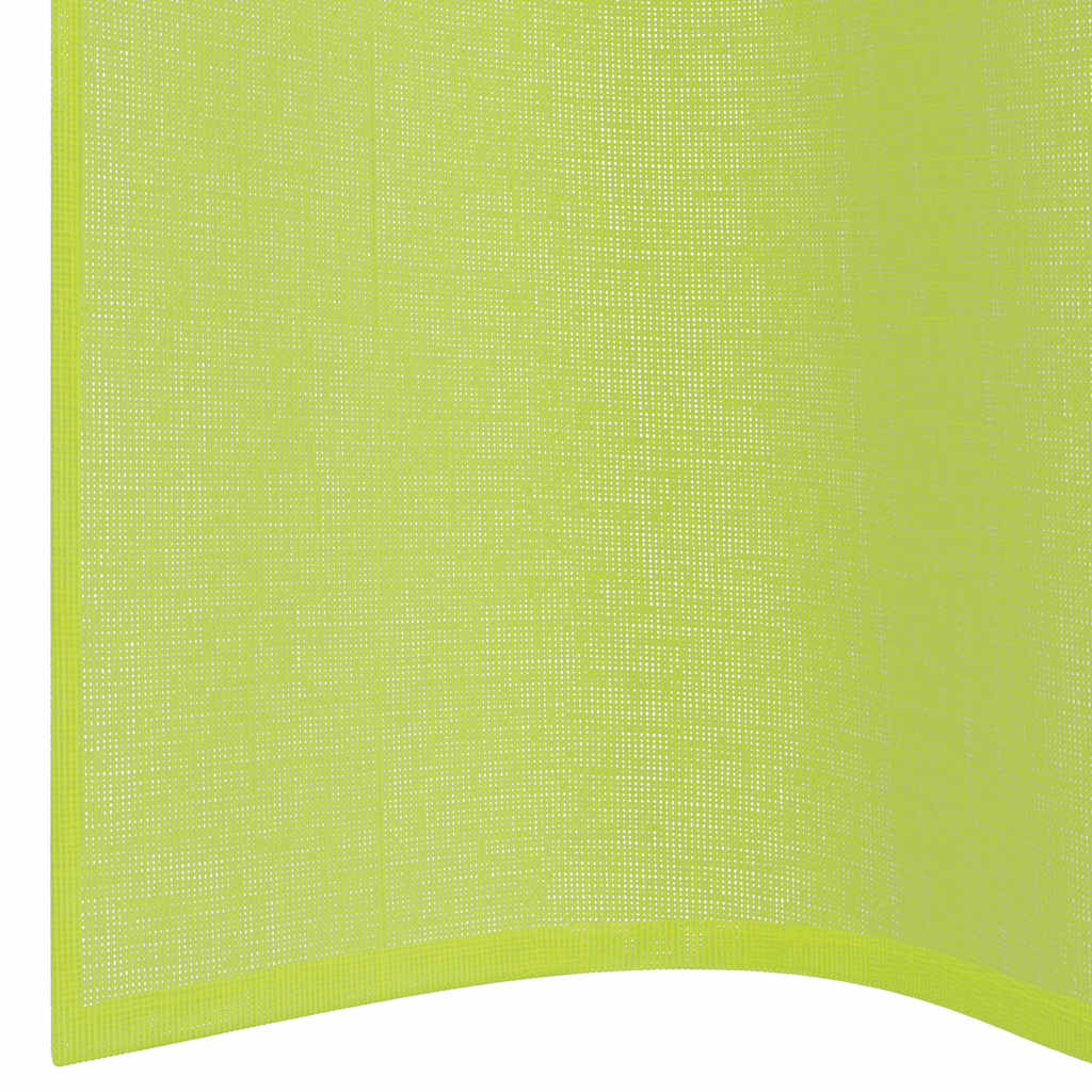 Voile Vorhänge mit Ösen 2 Stk. Apfelgrün 140x260 cm