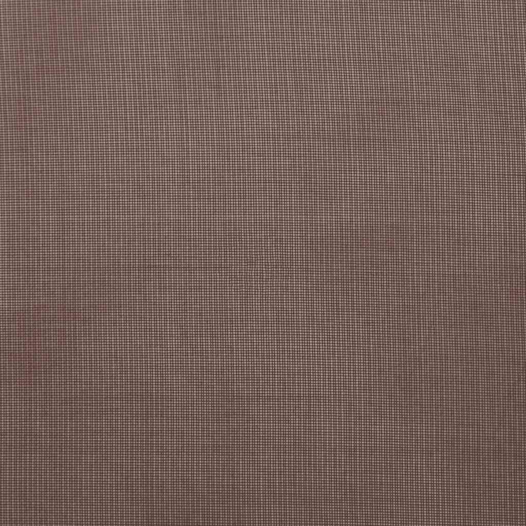 Voile Vorhänge mit Ösen 2 Stk. Braun 140x300 cm