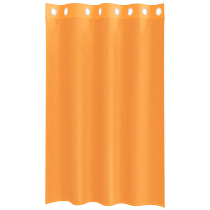 Voile Vorhänge mit Ösen 2 Stk. Orange 140x175 cm