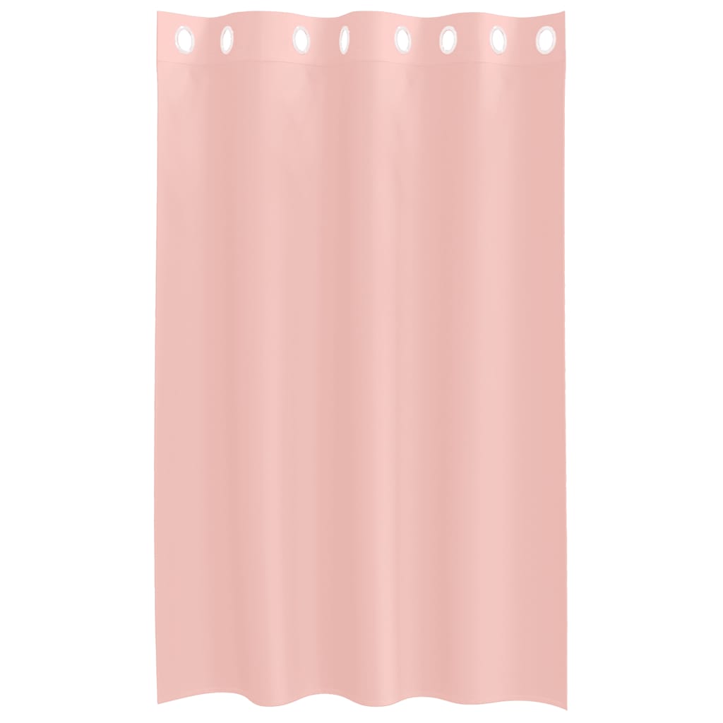 Voile Vorhänge mit Ösen 2 Stk. Rosa 140x175 cm