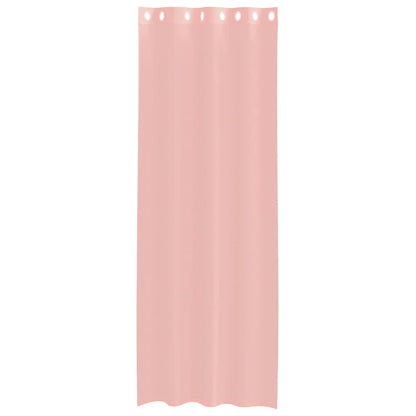 Voile Vorhänge mit Ösen 2 Stk. Rosa 140x260 cm