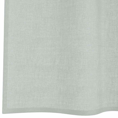 Voile Vorhänge mit Ösen 2 Stk. Hellgrau 140x300 cm