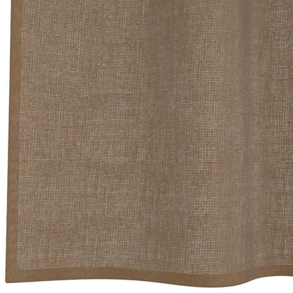 Voile Vorhänge mit Ösen 2 Stk. Hellbraun