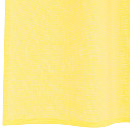 Voile Vorhänge mit Ösen 2 Stk. Gelb