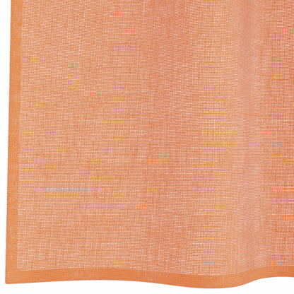 Voile Vorhänge mit Ösen 2 Stk. Terrakotta