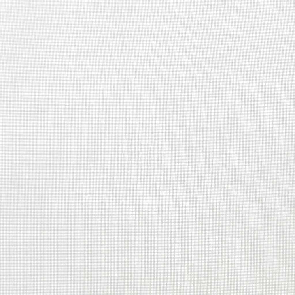 Voile Vorhänge mit Ösen 2 Stk. Weiß