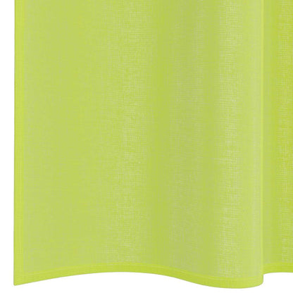 Voile Vorhänge mit Stangentaschen 2 Stk. Apfelgrün