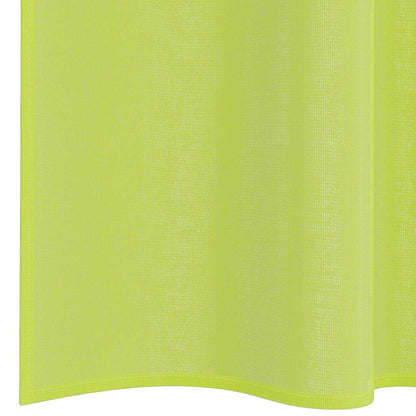 Voile Vorhänge mit Stangentaschen 2 Stk. Apfelgrün