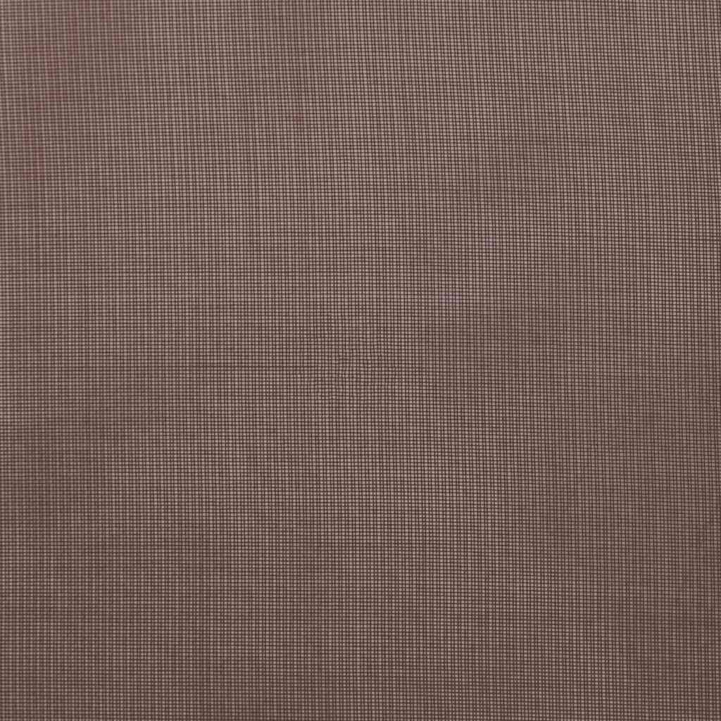 Voile Vorhänge mit Stangentaschen 2 Stk. Braun