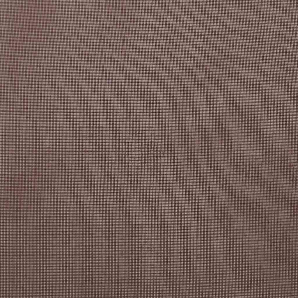 Voile Vorhänge mit Stangentaschen 2 Stk. Braun