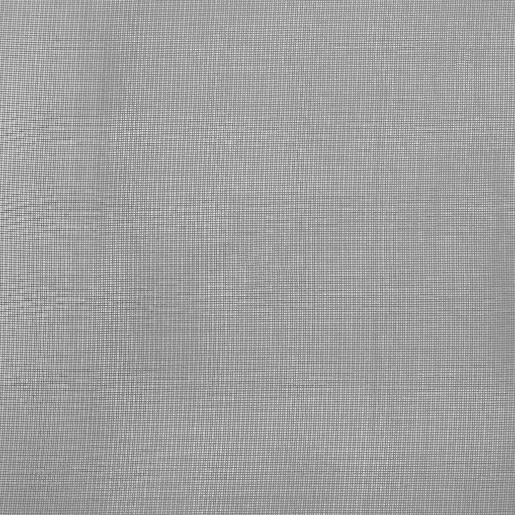 Voile Vorhänge mit Stangentaschen 2 Stk. Dunkelgrau
