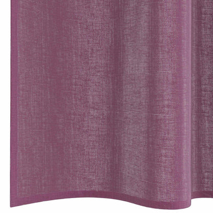 Voile Vorhänge mit Stangentaschen 2 Stk. Lila