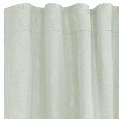 Voile Vorhänge mit Stangentaschen 2 Stk. Hellgrau