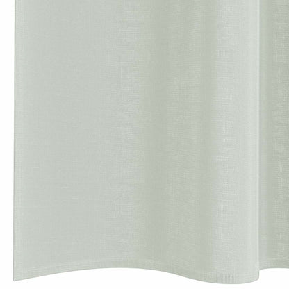 Voile Vorhänge mit Stangentaschen 2 Stk. Hellgrau