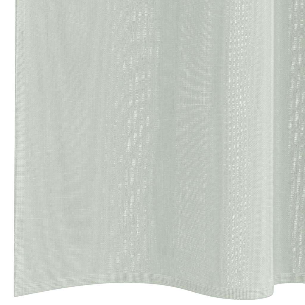 Voile Vorhänge mit Stangentaschen 2 Stk. Hellgrau