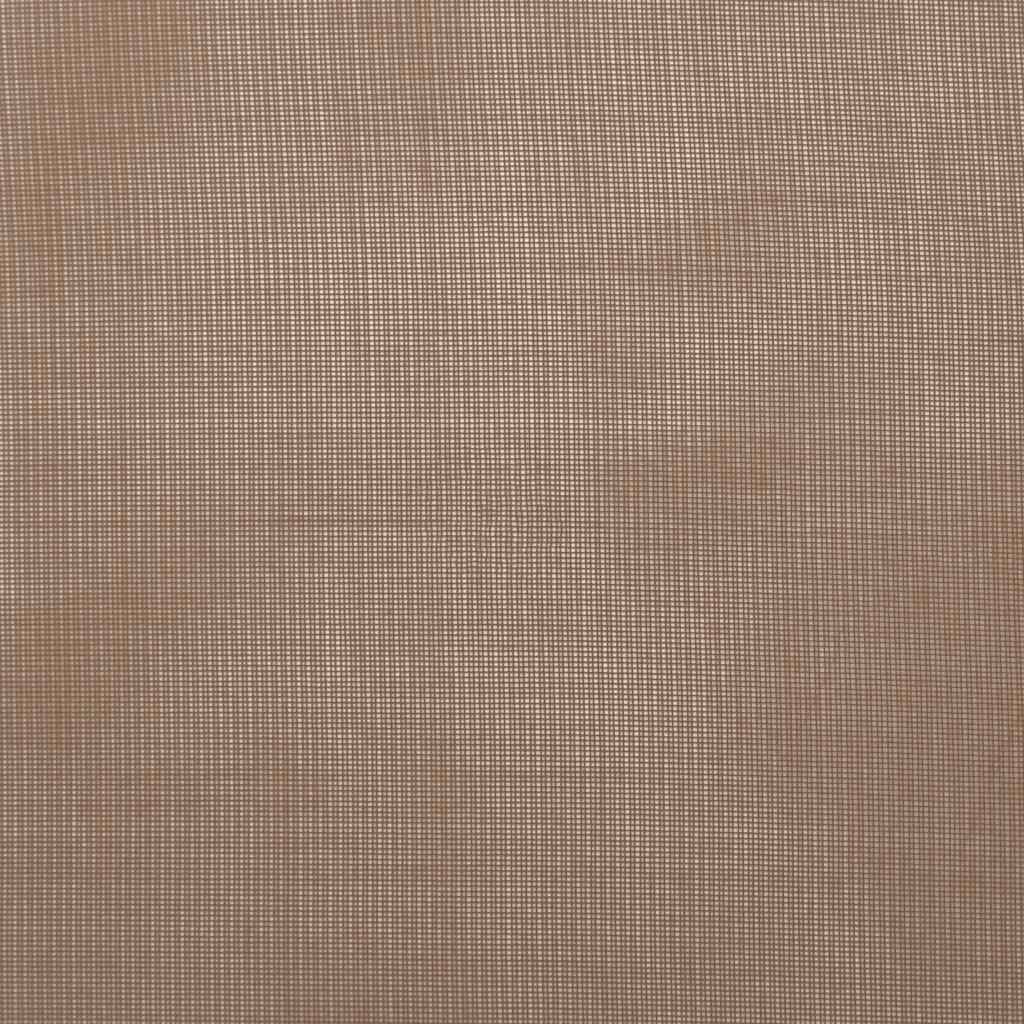 Voile Vorhänge mit Stangentaschen 2 Stk. Hellbraun