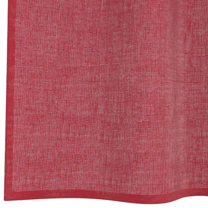 Voile Vorhänge mit Stangentaschen 2 Stk. Weinrot