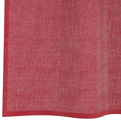 Voile Vorhänge mit Stangentaschen 2 Stk. Weinrot